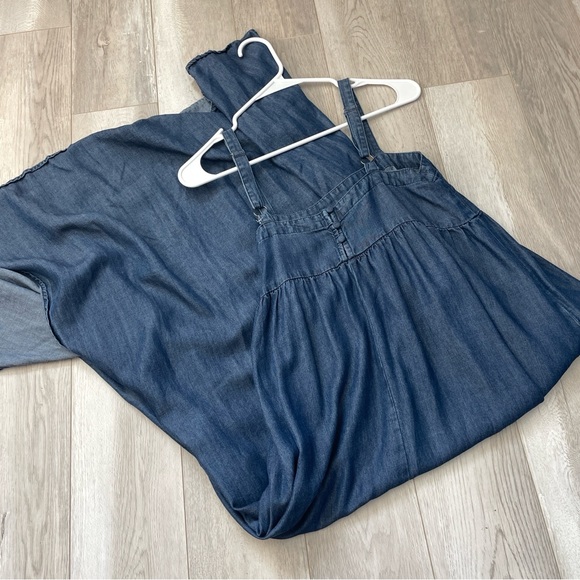 Natural Life Dress patti side slit maxi womens Blue (xsmall) minimalist boho - Picture 5 of 7